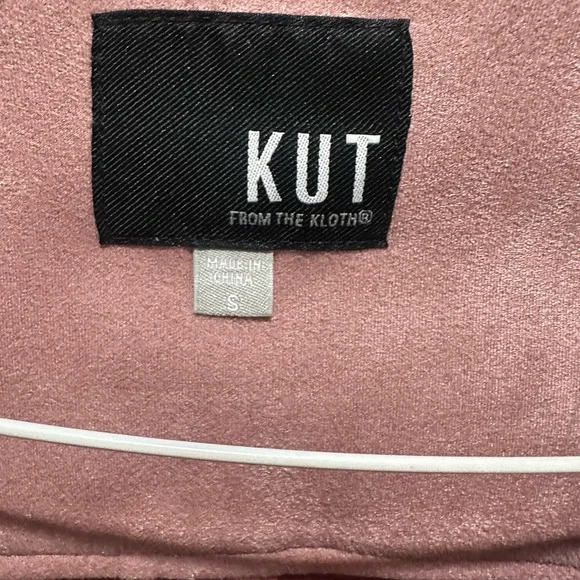 Kut from the Kloth Women's Pink Jacket, Faux Suede, Size S - Picture 2 of 5